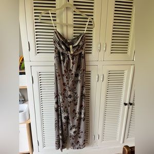 Madewell floral strapless romper new with tags